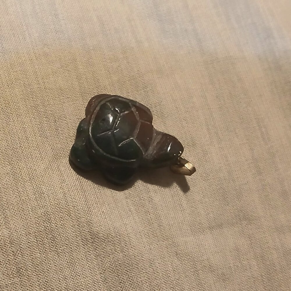 turtle jade pendant, 3/$21